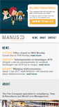Mobile Screenshot of manusplus.nl